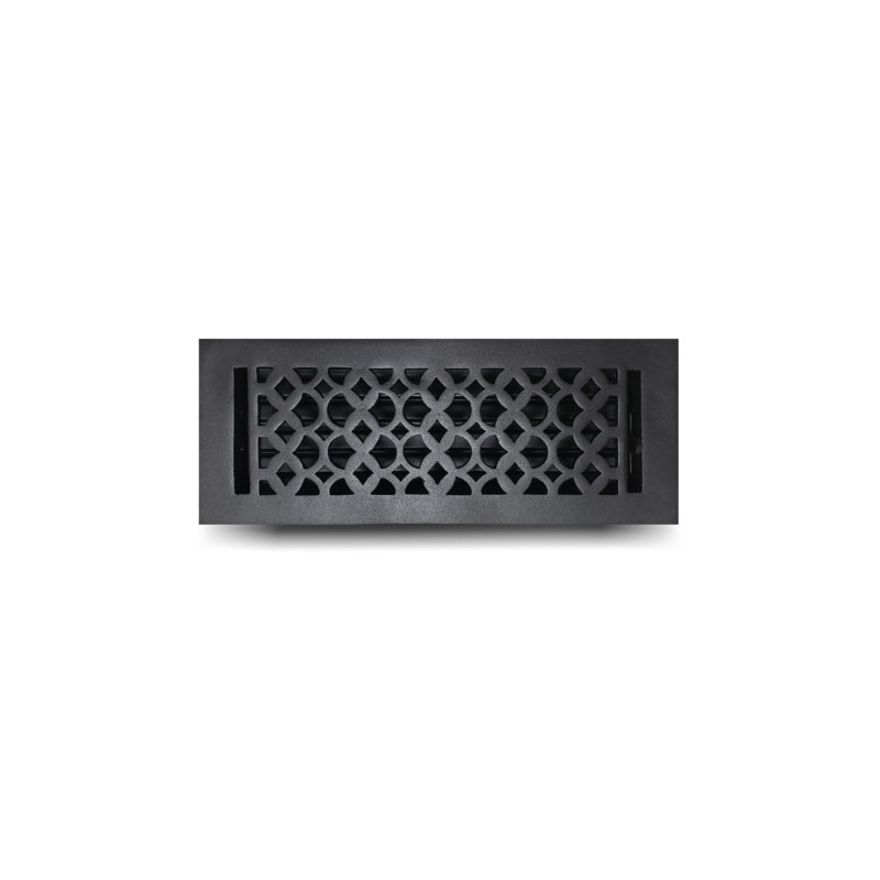 Grille en métal, Noir