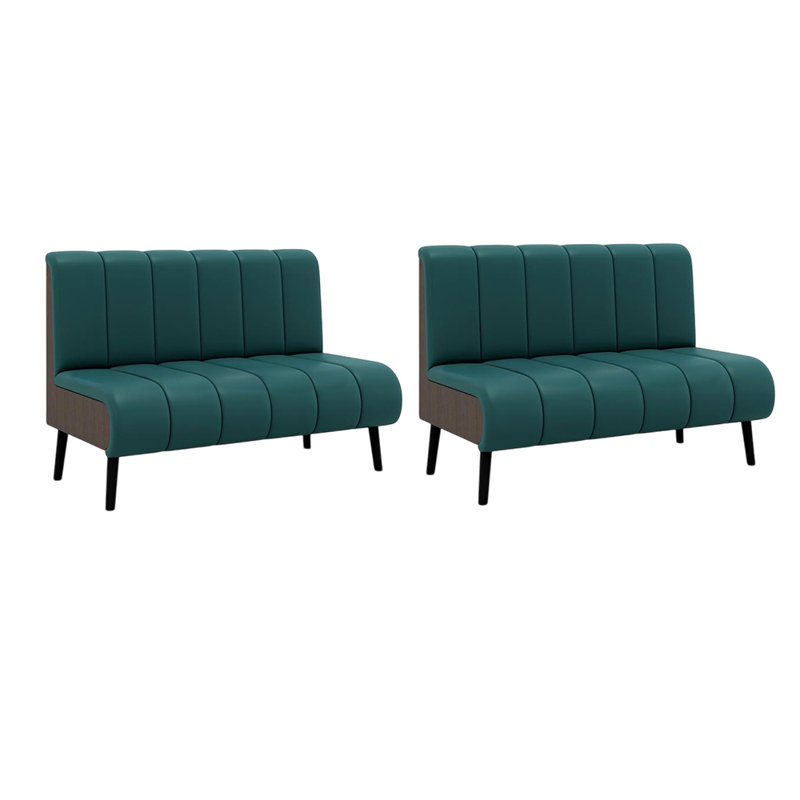 Banc de restaurant de style industriel, Bleu sarcelle