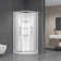 Monaco 36 In. W X 36 In. D X 75 In. H Round Brushed Nickel Shower Kit