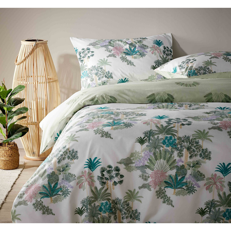 Alianis Floral Duvet Cover Set with Pillowcases, Double - 2 Standard Pillowcases