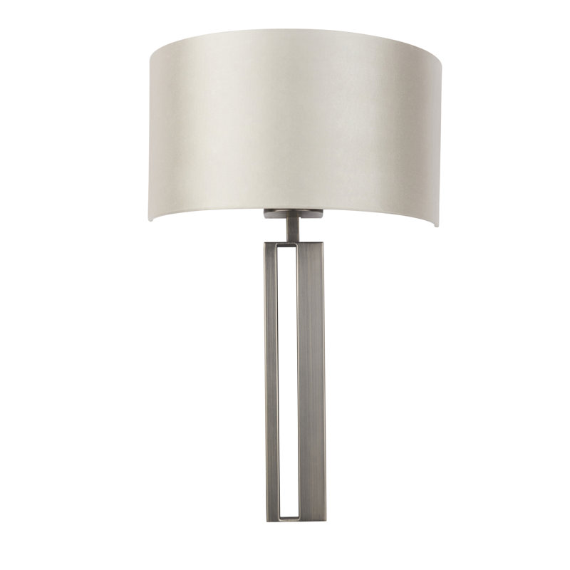 Robinsonville Wall Sconce, Brushed Bronze Plate, Mink