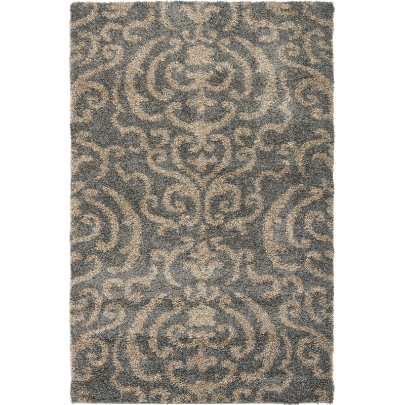 Ellyona Shag Performance Floral Rug, Rectangle 3'3" x 5'3"
