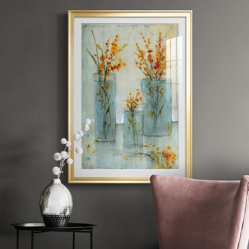 Still Life Study I, reproduction encadrée de qualité supérieure - prête à être accrochée, Cadre doré