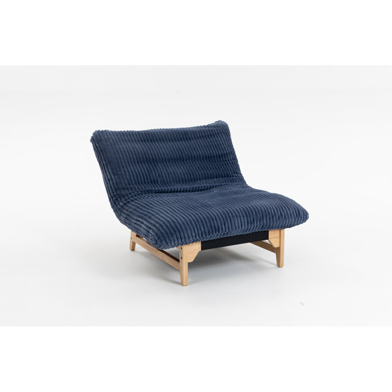 Fauteuil d'appoint sans accents Accent, Bleu