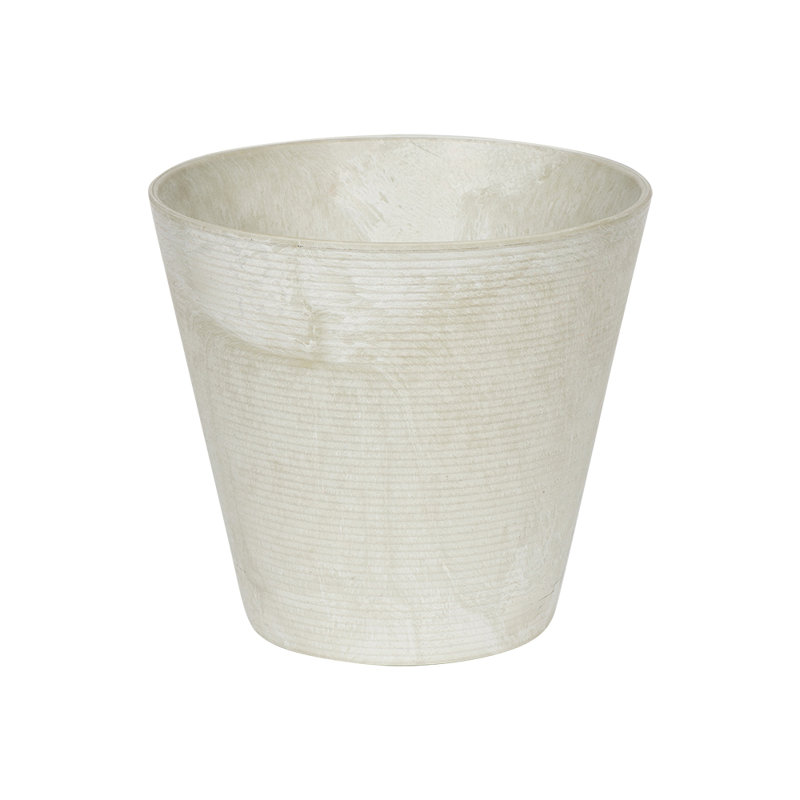Pot à fleurs en résine Carreras, Menthe, H 13,25 po x l 14,75 po x P 14,75 po