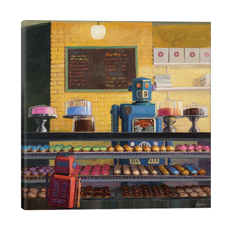 « decision » par eric joyner, impression sur toile, H 12 po x l 12 po x P 0,75 po, Toile tendue, Pas de tapis