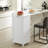 Tilt Out Trash Can Cabinet Wooden with Negative Ion and Deodorizing Kitchen Trash Bin Laundry Sorter-101041970