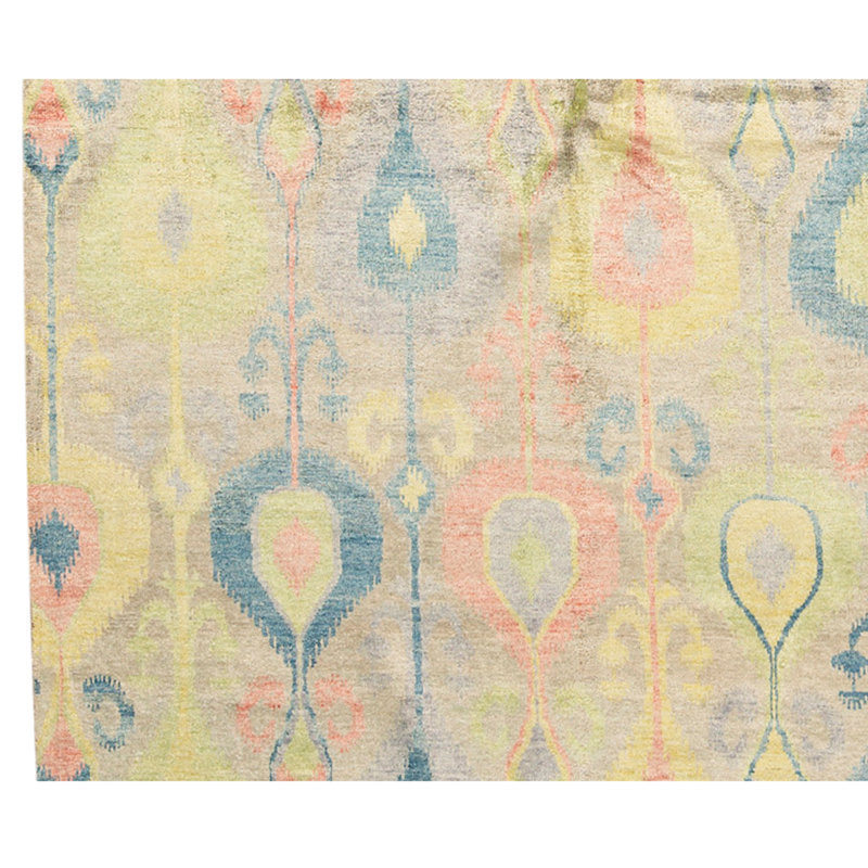 Tapis rectangulaire noué à la main