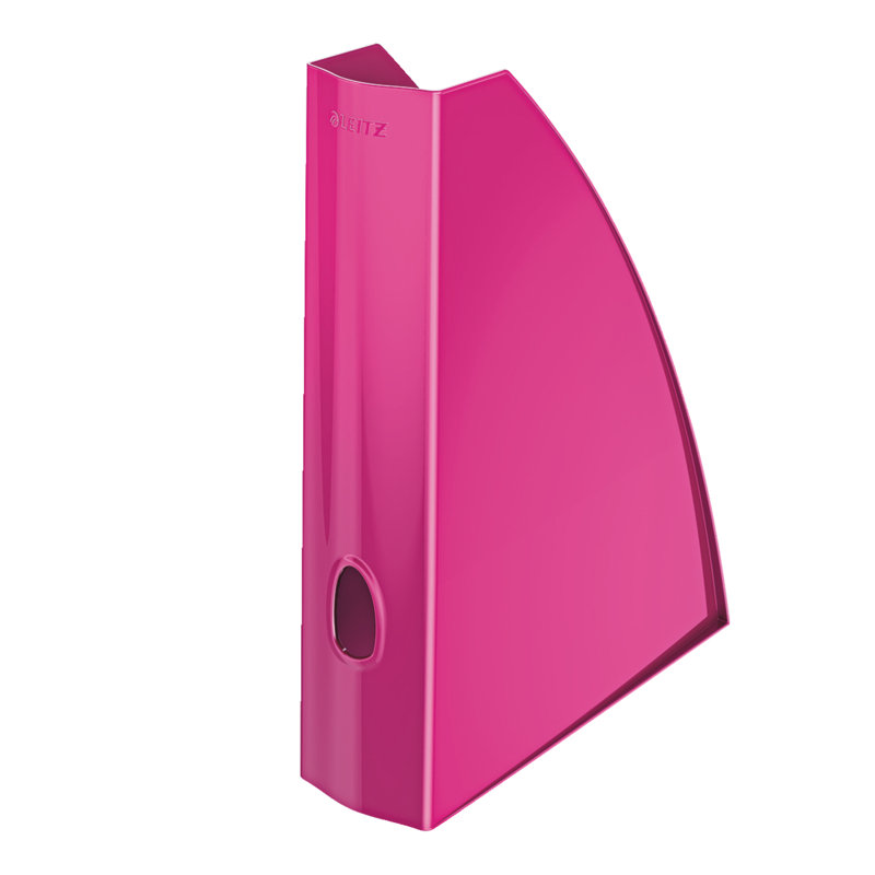Free Standing Magazine Rack, Pink