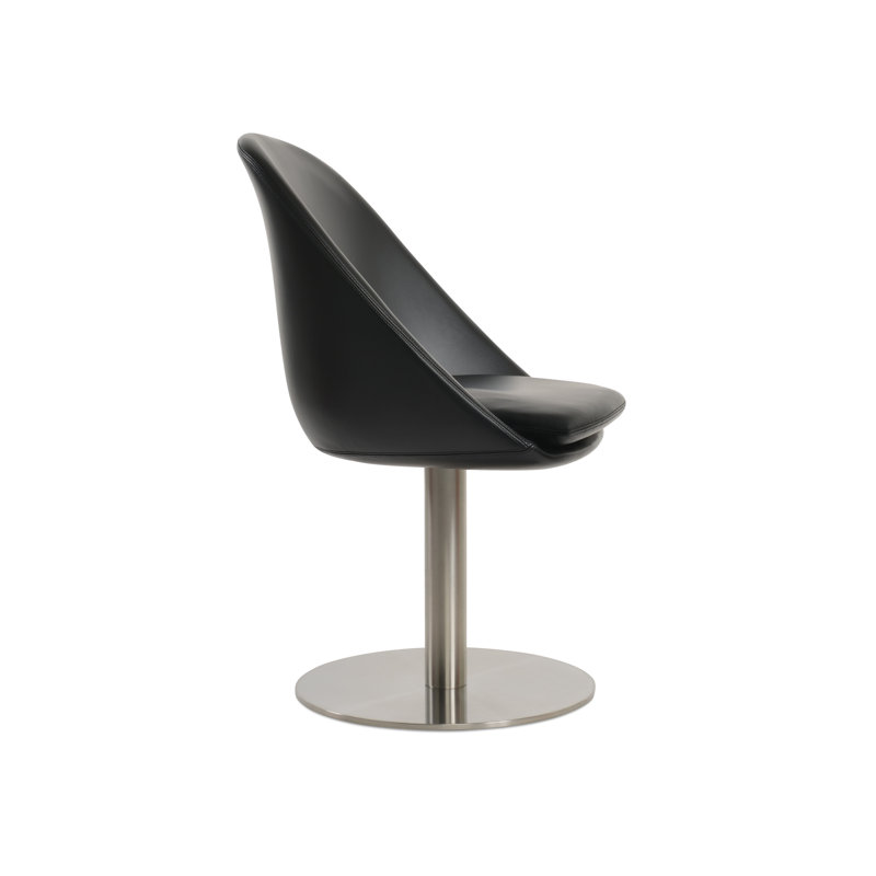 Chaise d'appoint Avanos, Noir