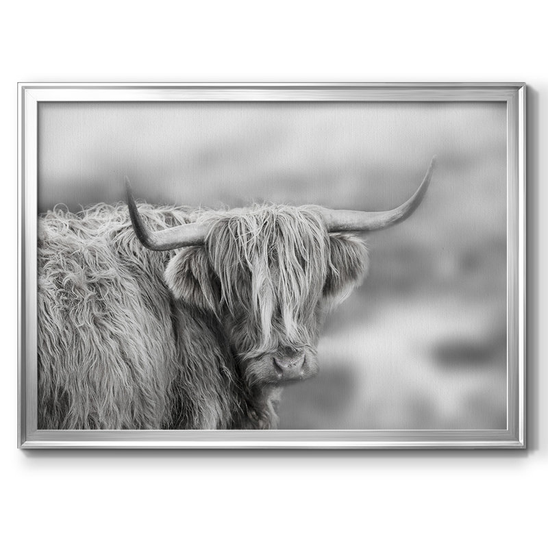 Toile tendue sur toile encadrée «Roling Isle of Skye», Argent, H 26 po x l 38 po x P 1,5 po