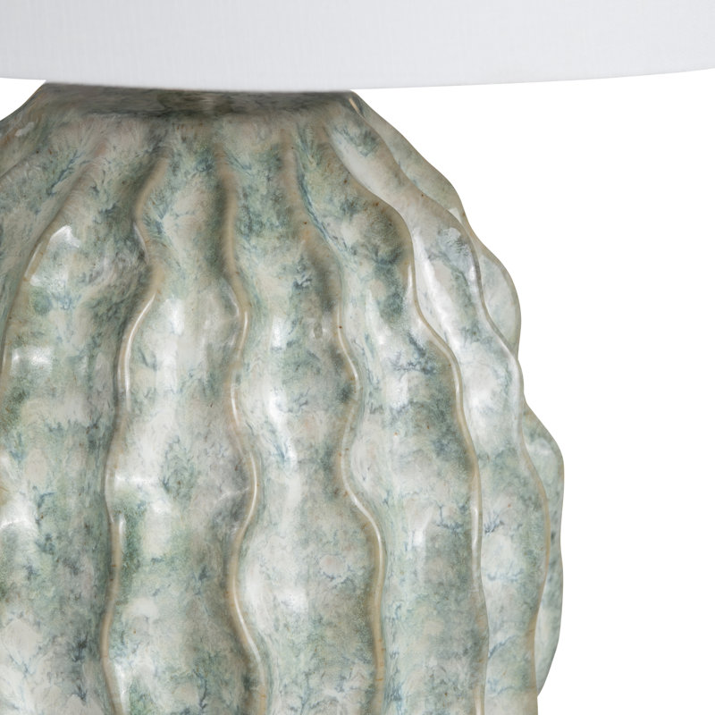 31" Ceramic Table Lamp With  Shade