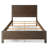 Nevada Walnut Solid Wood Bedframe-946939503