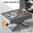 Elevated Dog Bowl Adjustable With 2 Feeder Bowls-118499025