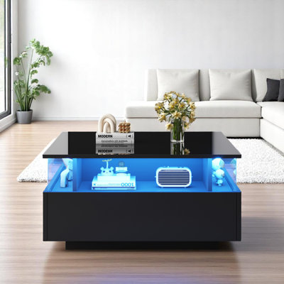 Charvez Pedestal Coffee Table with Storage