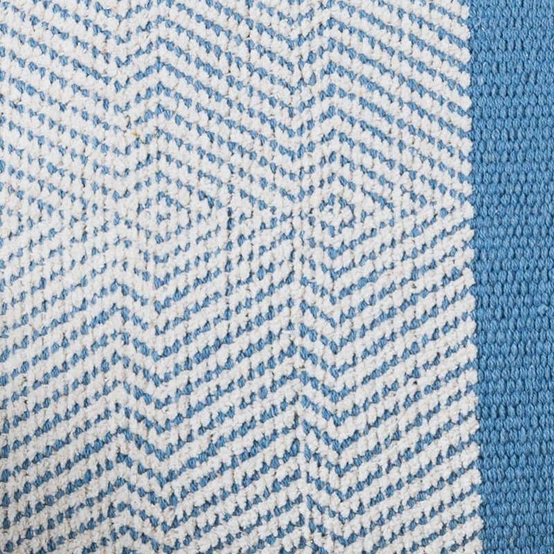 Neruda Geometric Rectangular Lumbar Pillow Cover, Horizon Blue