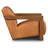 Giza Lounge Chair In Cognac Tan Leather