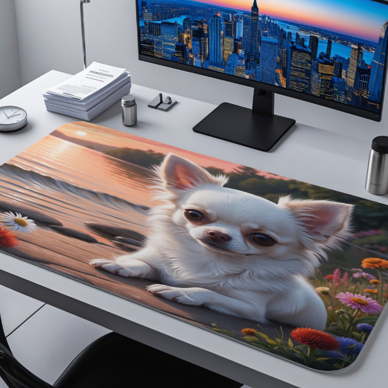 Polyester Desk Pad, 23.6x13.8