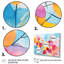 «Pastel Color Geometric Ink Collage V», ensemble d'art mural abstrait géométrique 4 pièces-1842321265