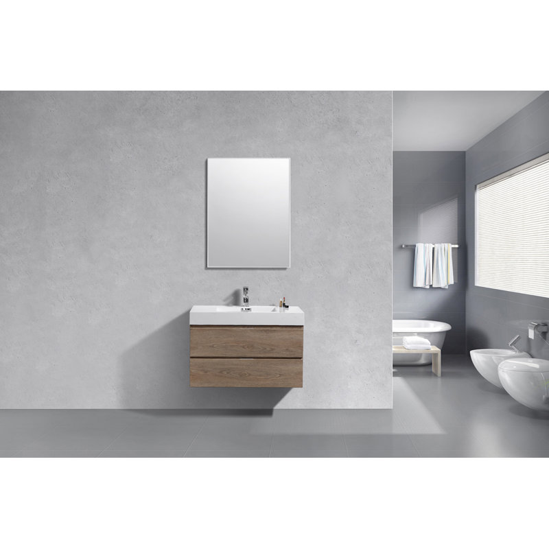 Ensemble de meuble-lavabo simple mural 36 po Parsonage