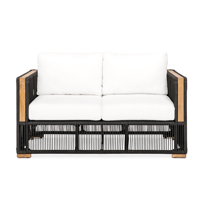 Campo Loveseat- Natural, Natural, Black