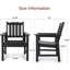 Ensemble de conversation pour 6 personnes, ensemble de meubles de patio 5 pièces Hips-1908969562