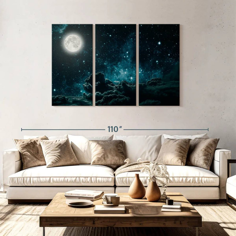 Oberle Galaxy Moonlight, 48" H x 74" W