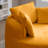 53.5" Oversized Round Chaise Lounge Chair Indoor, Comfy Corduroy Upholstered Boneless Couch with Pillow, No Assembly Required, Deep Seat Lounge Floor Compression Sofa Chair for Living Room, Apartment-503218584