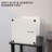 VIVO Universal White 12" Tensegrity Speaker Stand, Floating Tabletop Platform