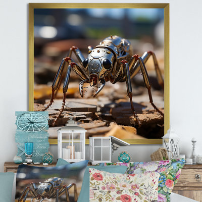 Fourmis industrielles III sur toile