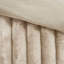 Ensemble de couette côtelée en fausse fourrure 3 pièces, taupe, roi