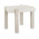 Mist 26" Wide White Quartz Top End Table