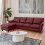 Canapé modulaire en cuir véritable Cherish