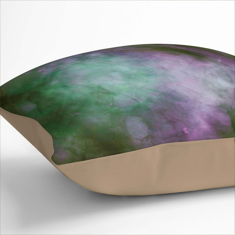 Moody Thoughts Cushion with Filling, 40cm H x 40cm W x 15cm D, Stone