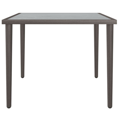 Square Metal Outdoor Chat Table , 48cm cm W 48cm cm D