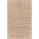 Rectangle Yuna Abstract Handmade Flatweave Jute Area Rug in Brown