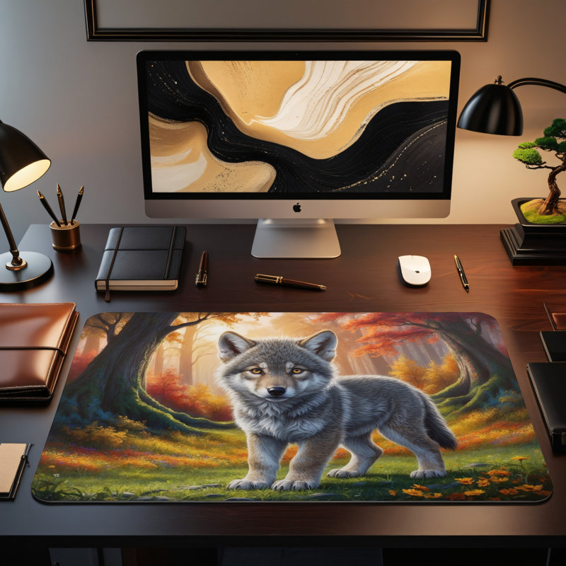 Polyester Desk Pad, 31.5x15.5