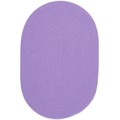 Tapis intérieur/extérieur violet tressé à la main Misha