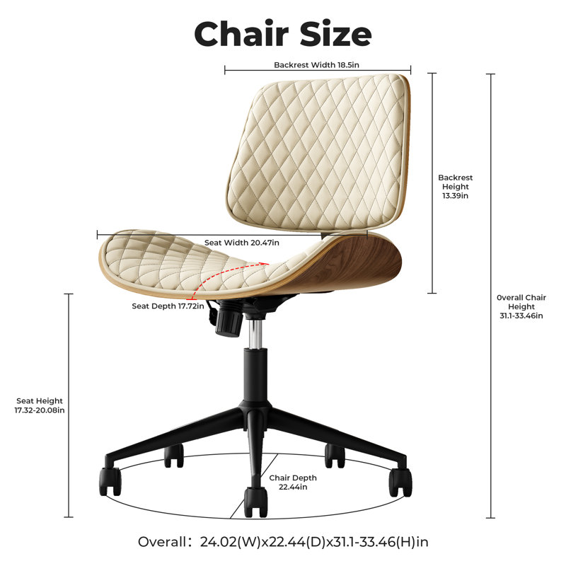  Chaise de bureau Nordic