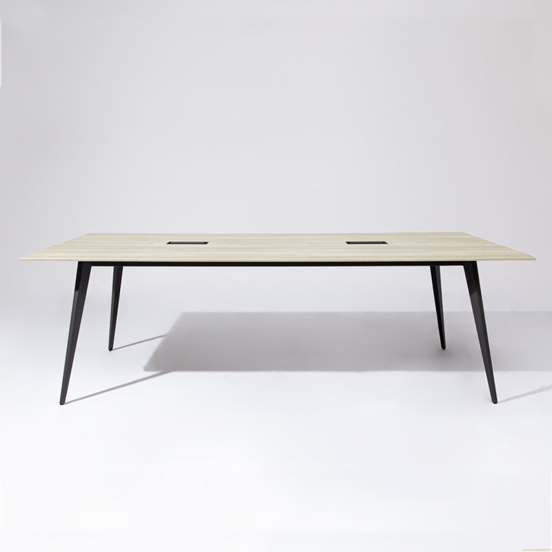 118.11'' Rectangle Conference Table, Light Oak, 29.53" H x 94.49" L x 47.24" W