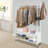 63.4 In Clothing Rack with Wheels