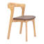 Ensemble de chaises Pioro (ensemble de 2) brun et naturel