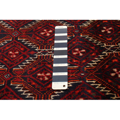 One-of-a-Kind 3'5" X 6'2" New Age Wool Area Rug in