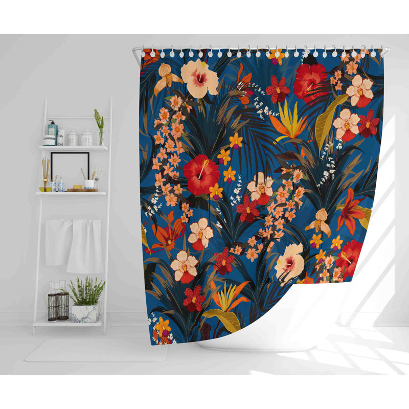 Jonael Polyester Shower Curtain, 168cm H x 168cm W