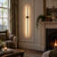 Jalapa 1-Light 100cm Black LED Flush Mounted Sconce