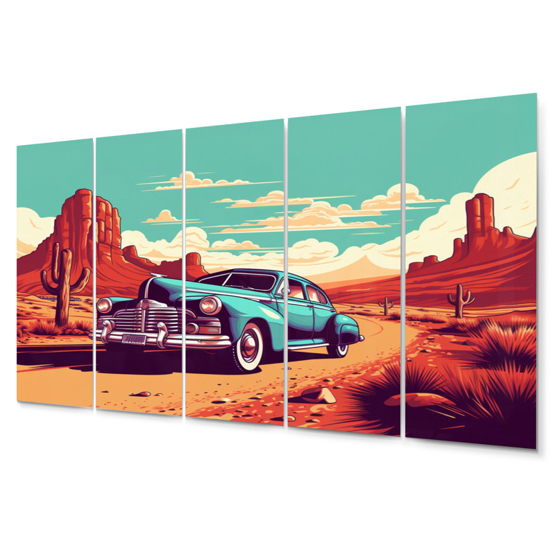 Transportation Wall Decor on Metal