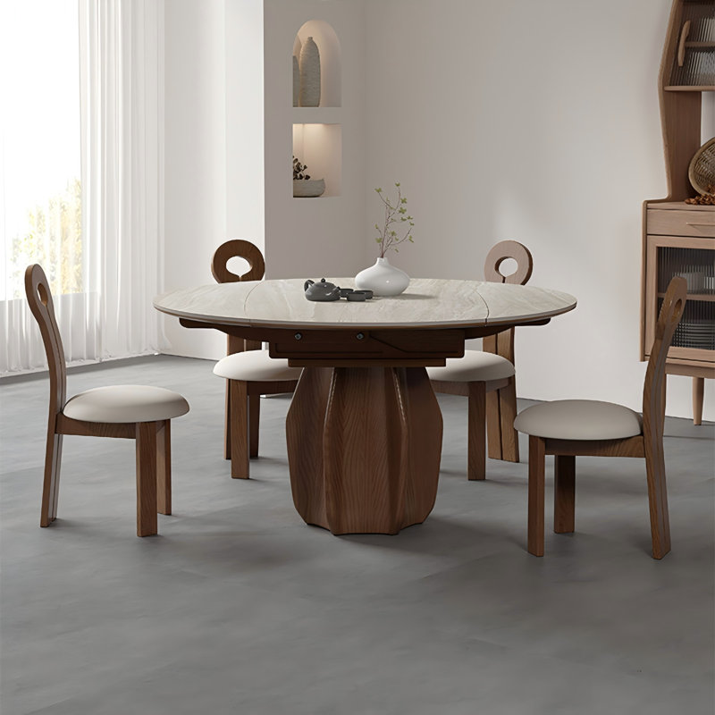 Table de salle à manger Sintered Stone, H 30,12 po x L 62,99 po x l 62,99 po