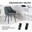 Bharmal 50.5cm H Velvet Upholstered Armchair