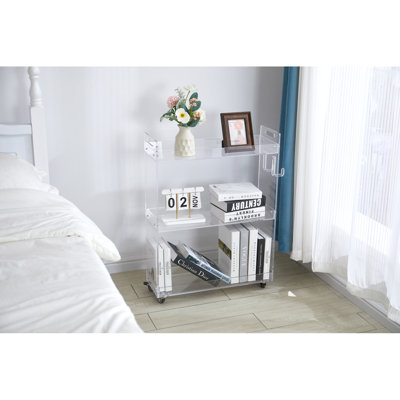 Table d'appoint transparente