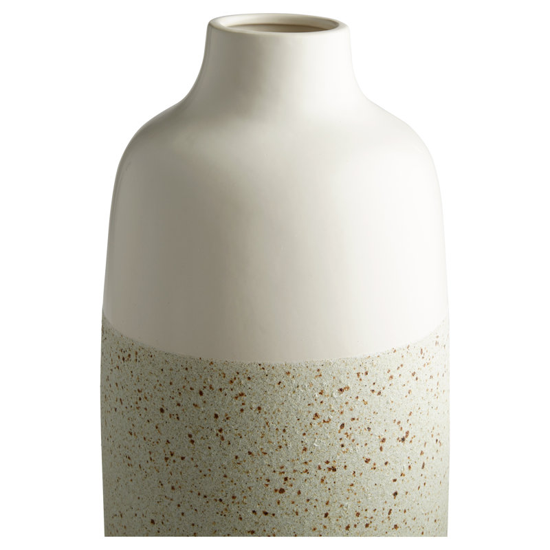 Summer Shore Ceramic / Porcelain Jar, 21" H x 11" W x 11" D